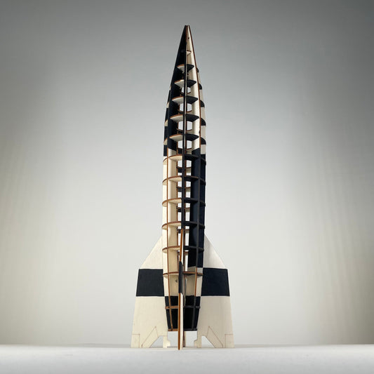 Prop V2 Rocket  - Flatpack Model Kit by Curious Rabbit ®