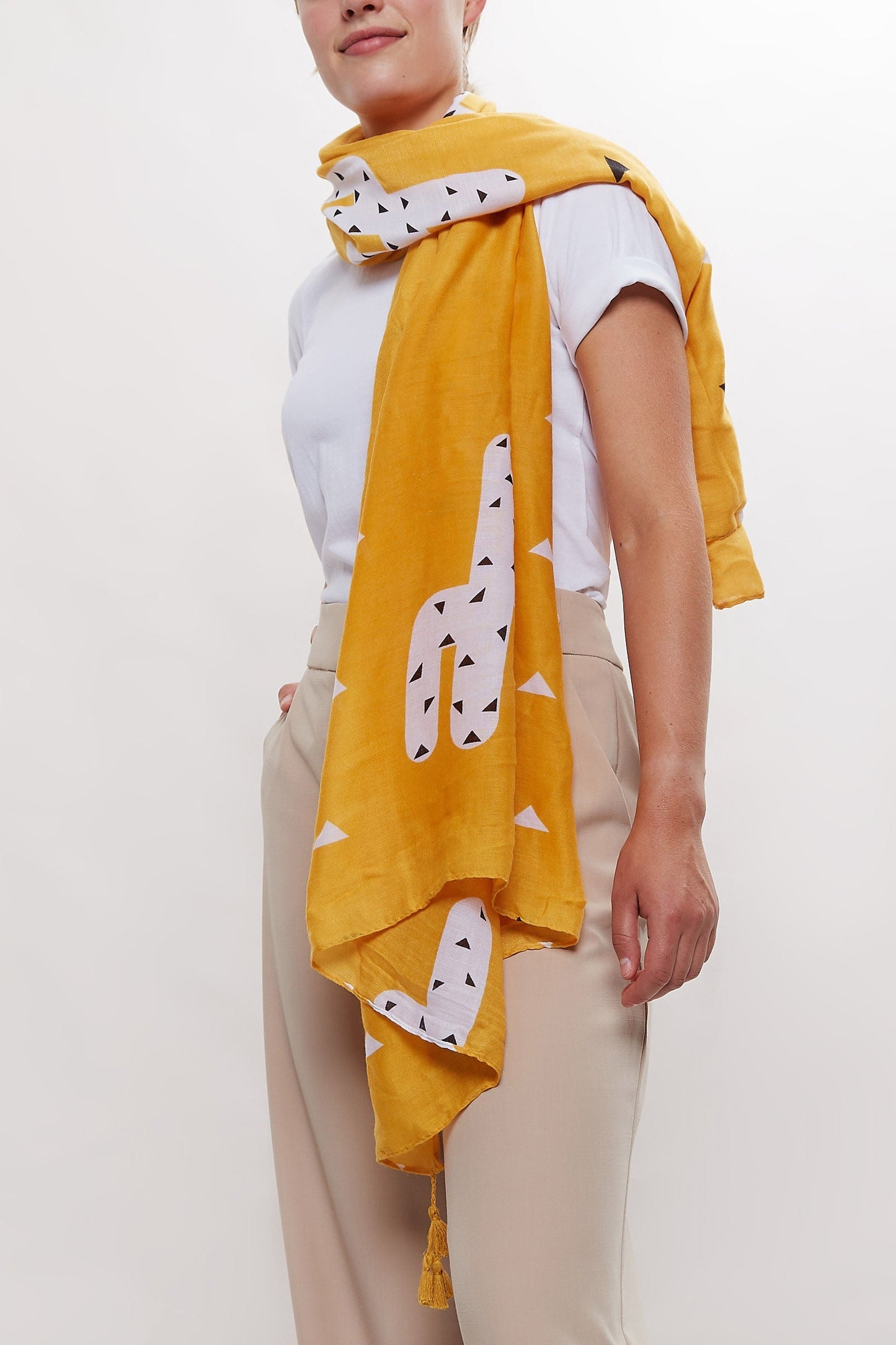 Louche Cactus Printed Scarf