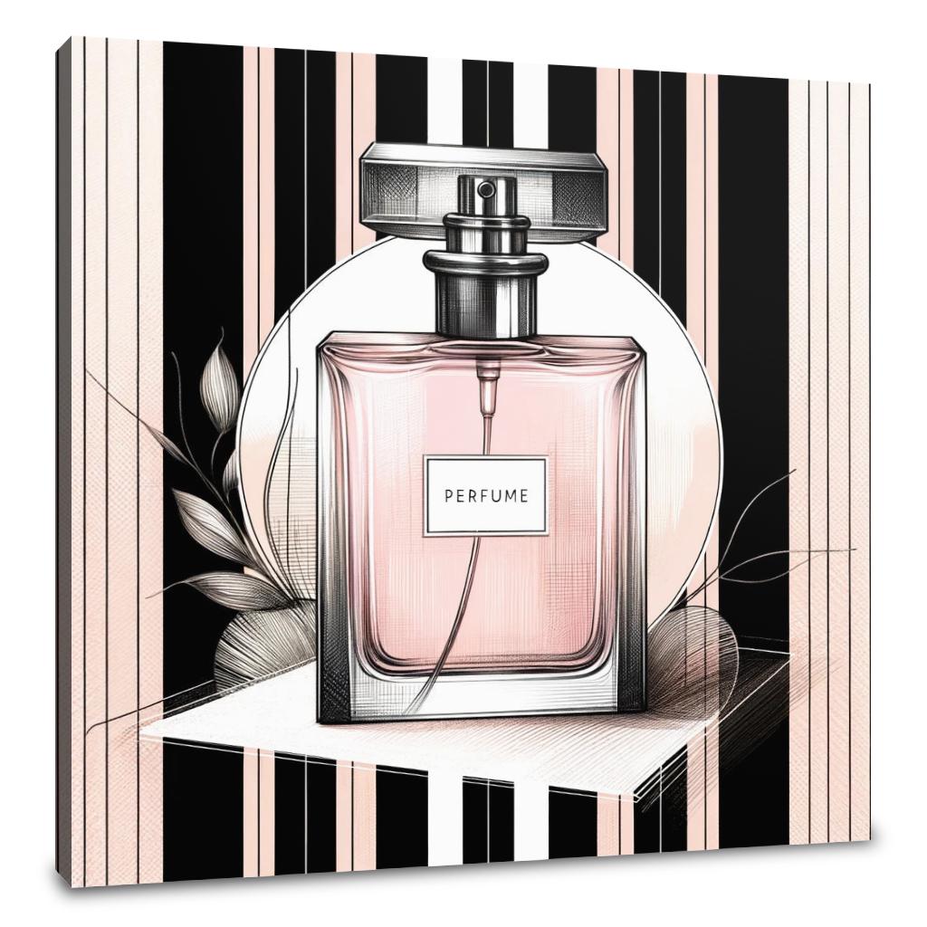 Elegance in Stripes Canvas