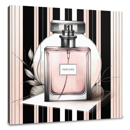 Elegance in Stripes Canvas