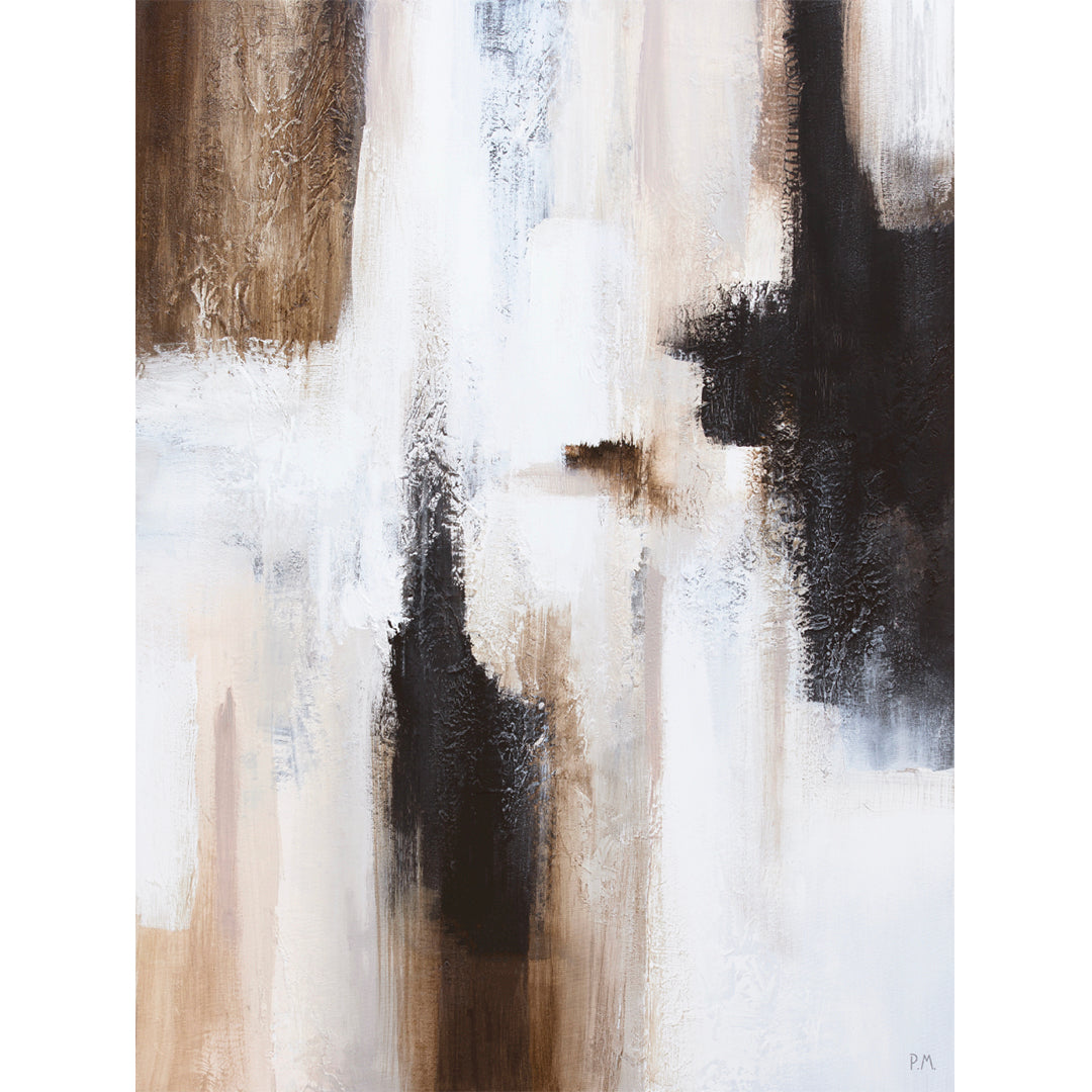 Casa I Portrait Framed Printed Canvas