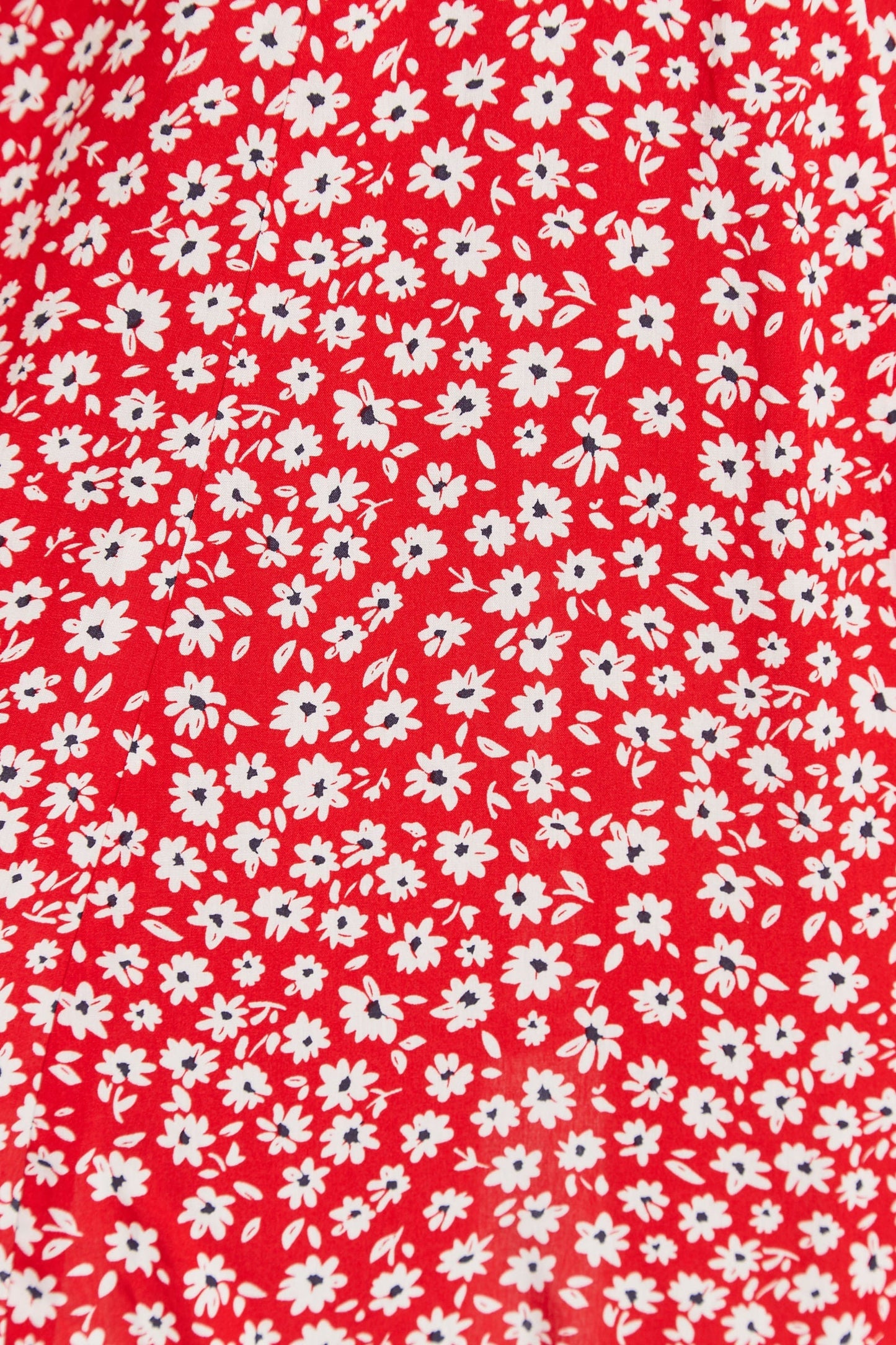 Louche Marika Flower Sketch Print Short Sleeve Shirt - Red
