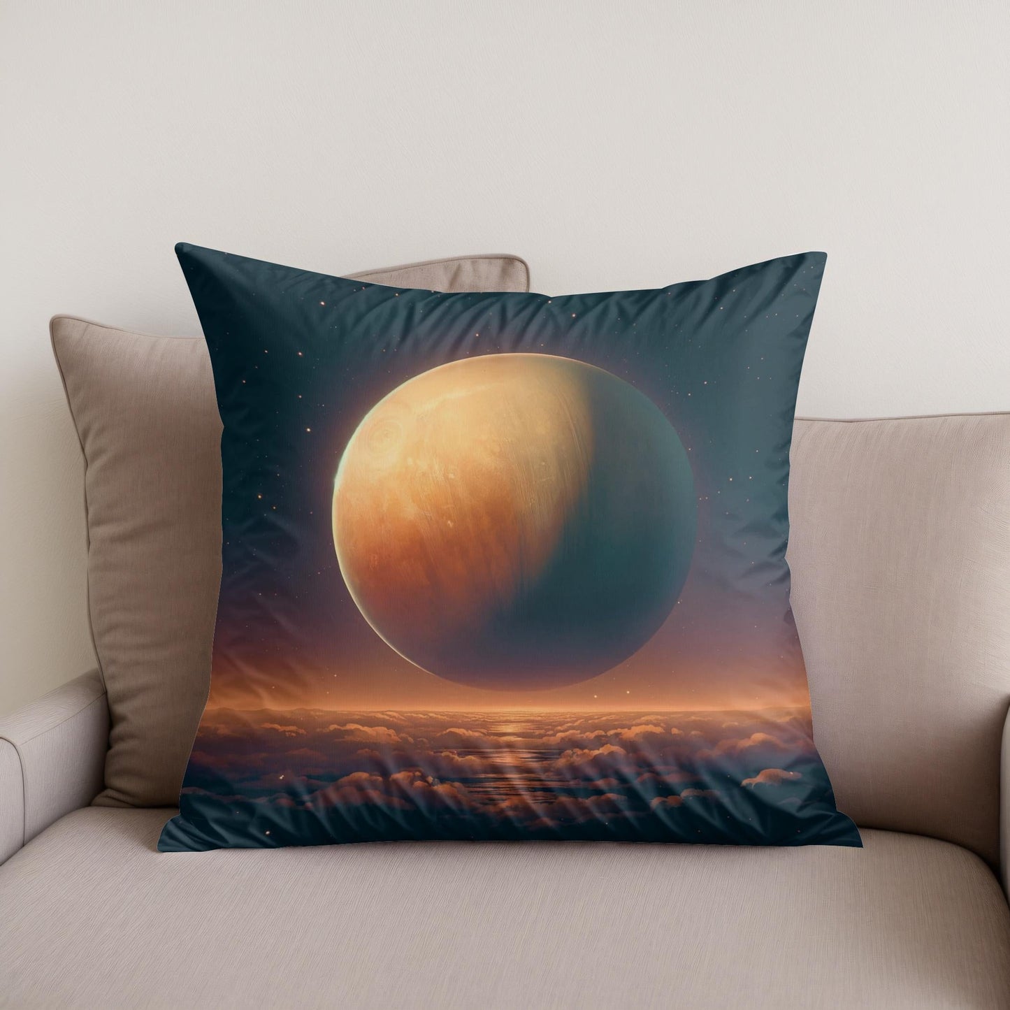 Titan's Hazy Enigma Cotton Cushion