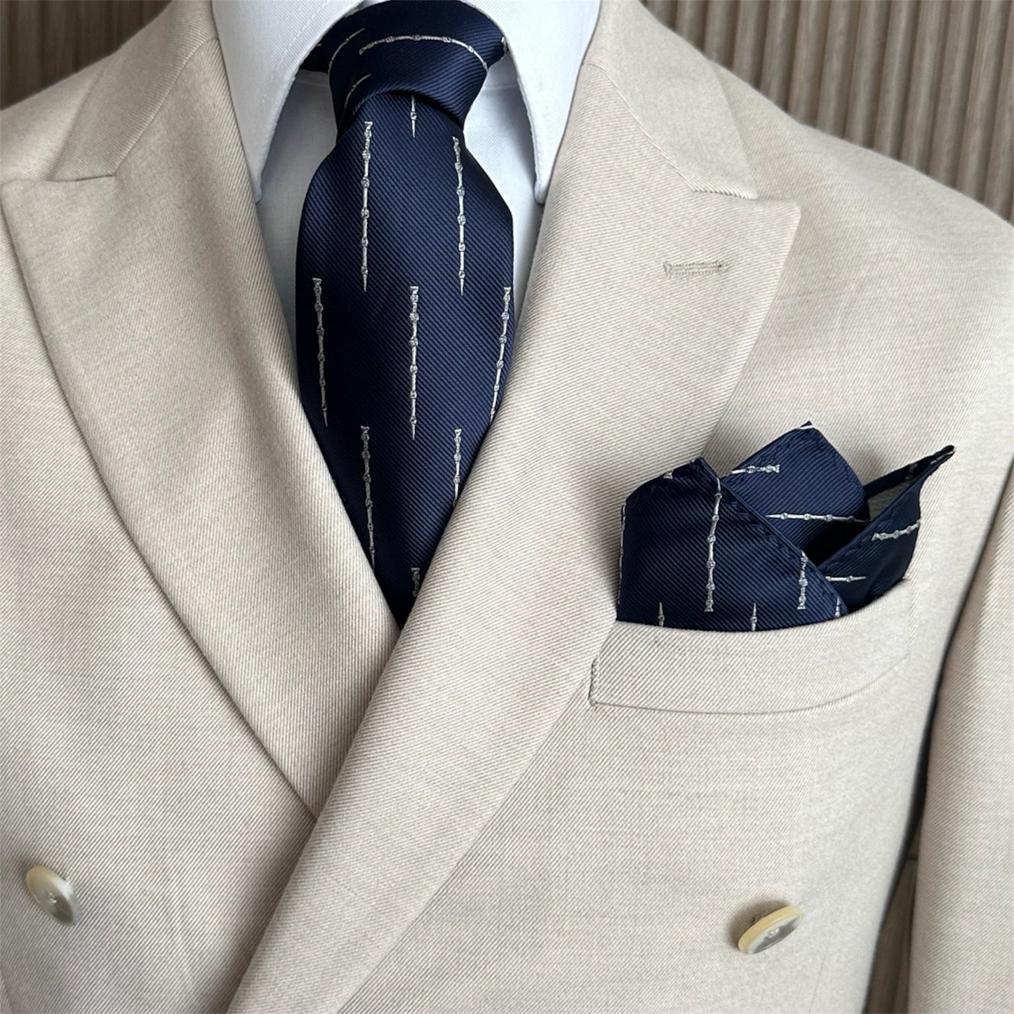 Magic Wizard Wand Pocket Square