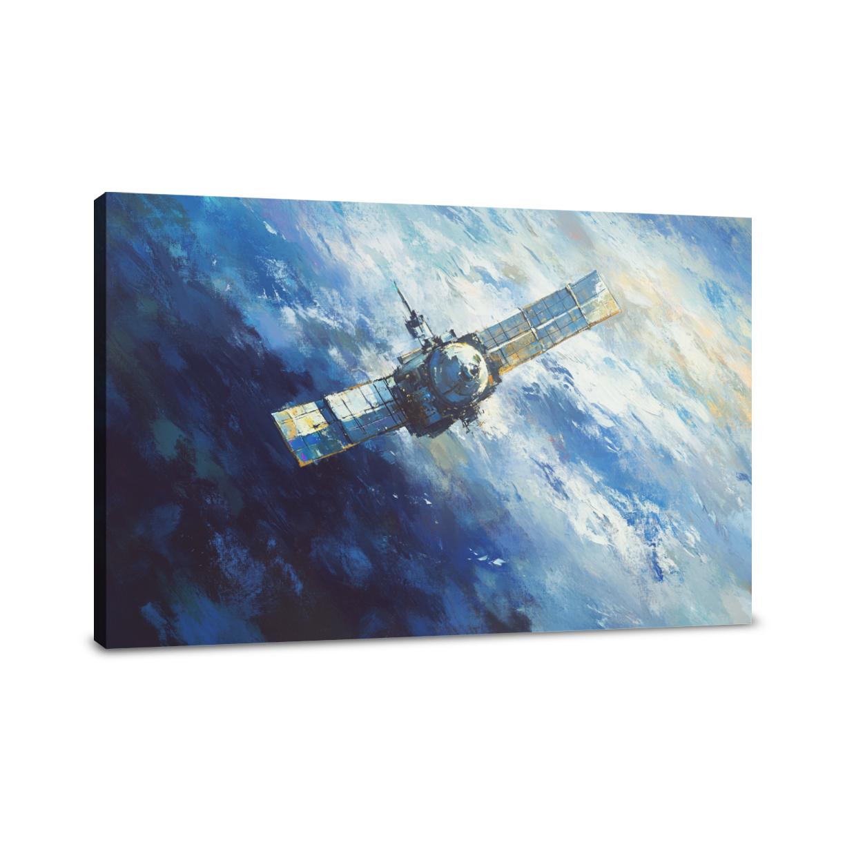 Satellite Starlight Canvas