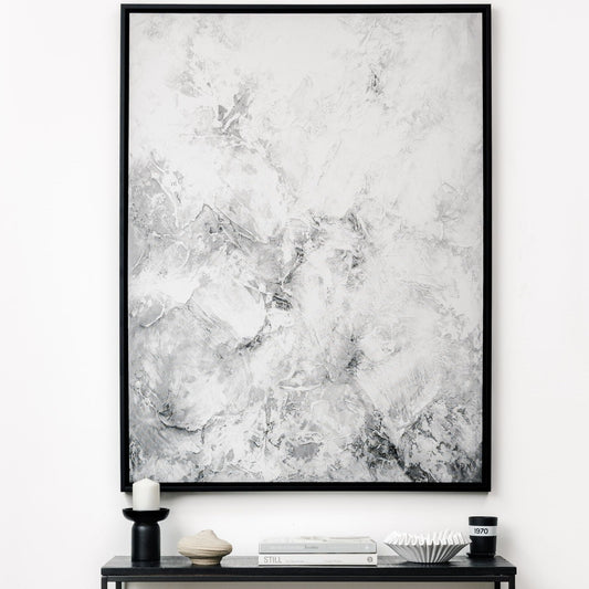 Luna Portrait Framed Printed Canvas