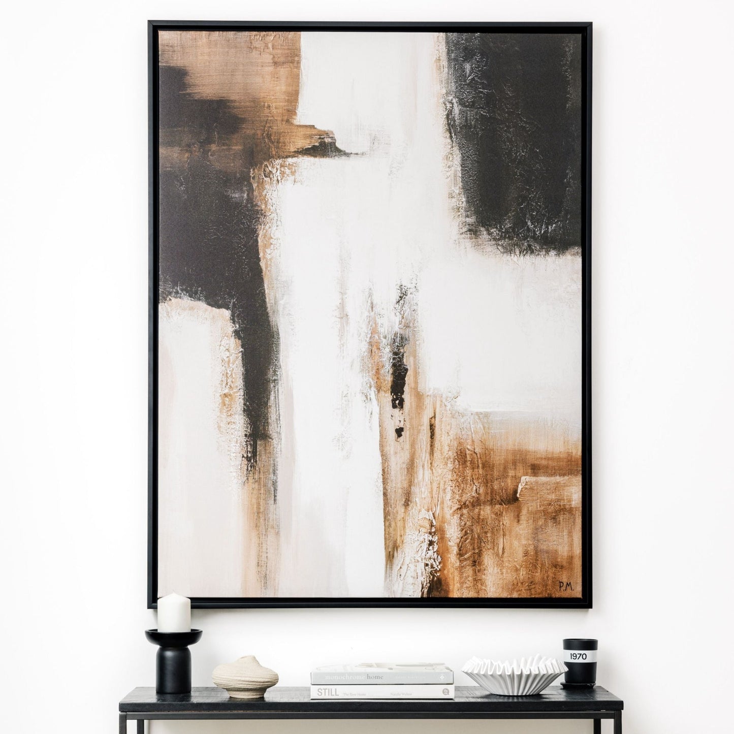 Casa II Portrait Framed Printed Canvas