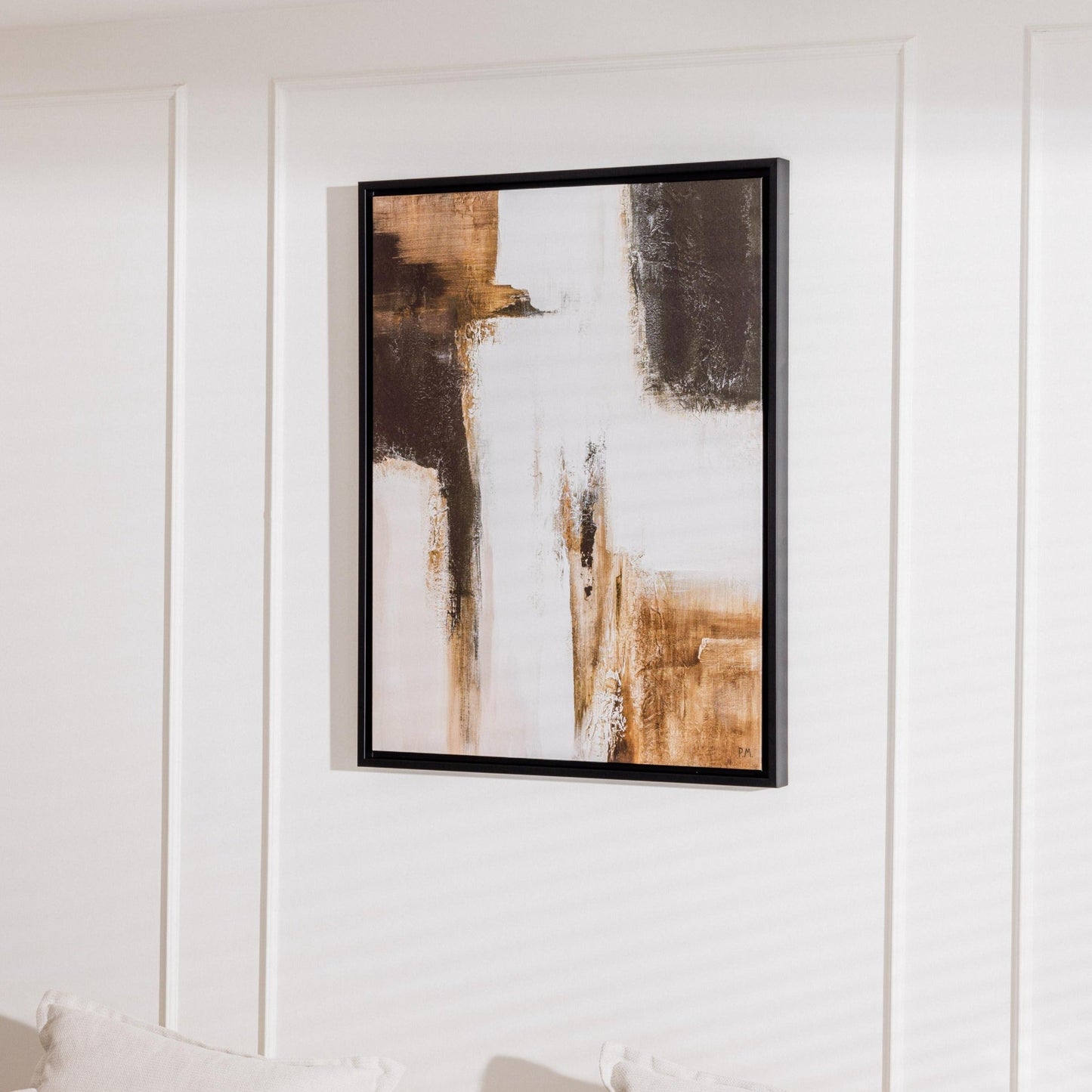 Casa II Portrait Framed Printed Canvas