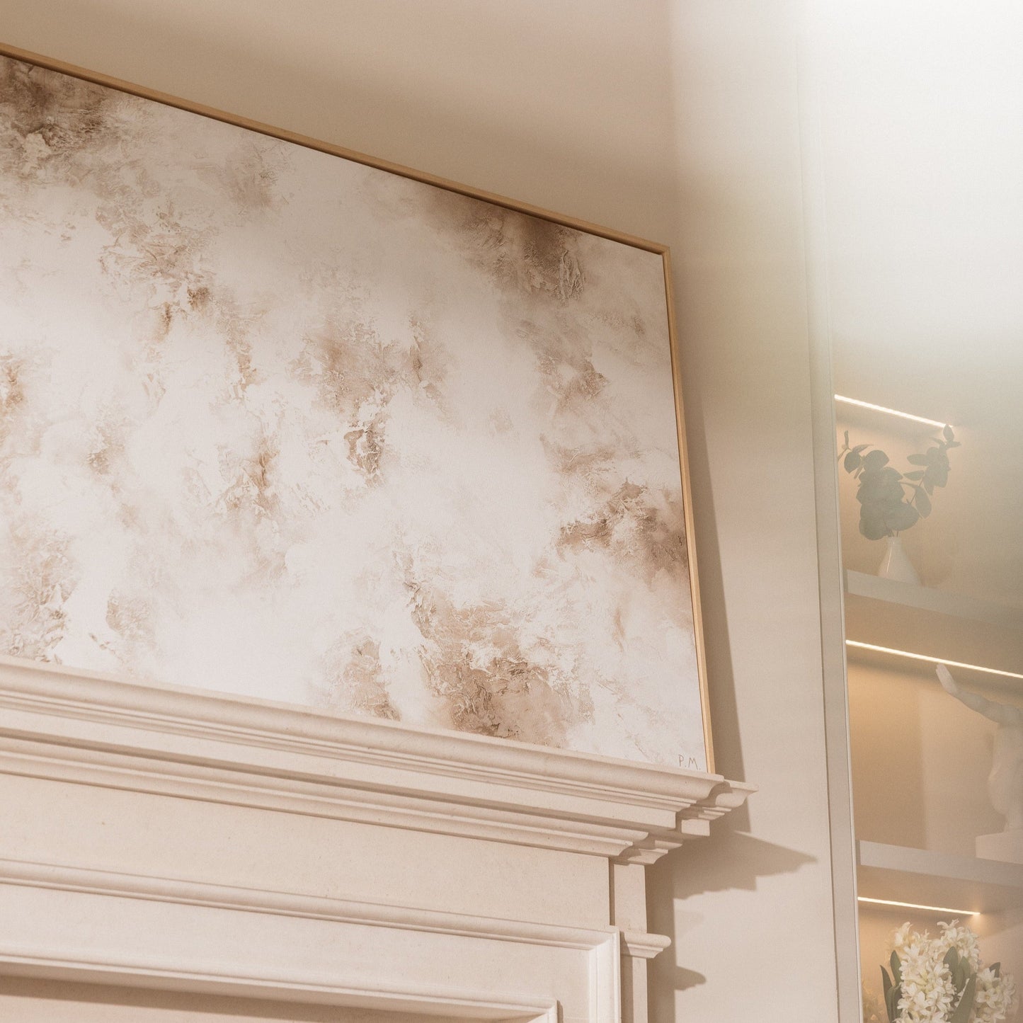 Core Panoramic Framed Printed Canvas