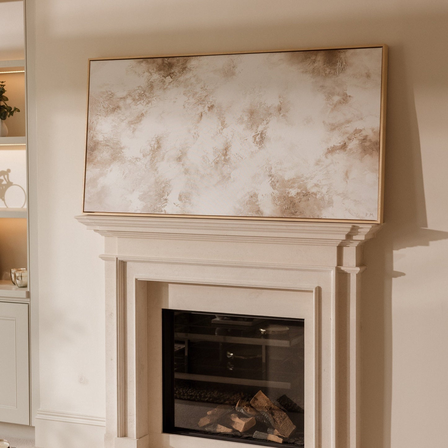 Core Panoramic Framed Printed Canvas