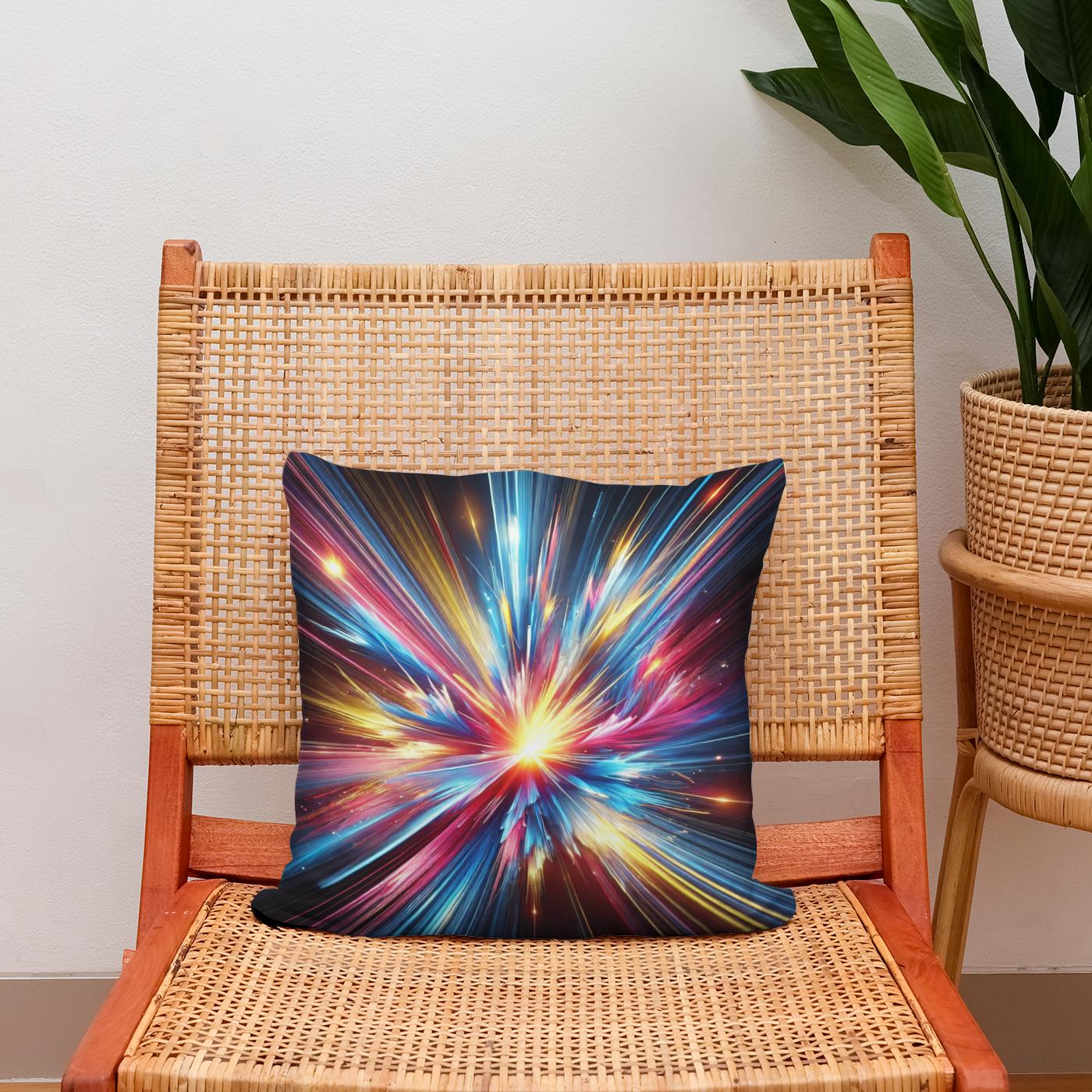 Light Explosion Burst Cotton Cushion