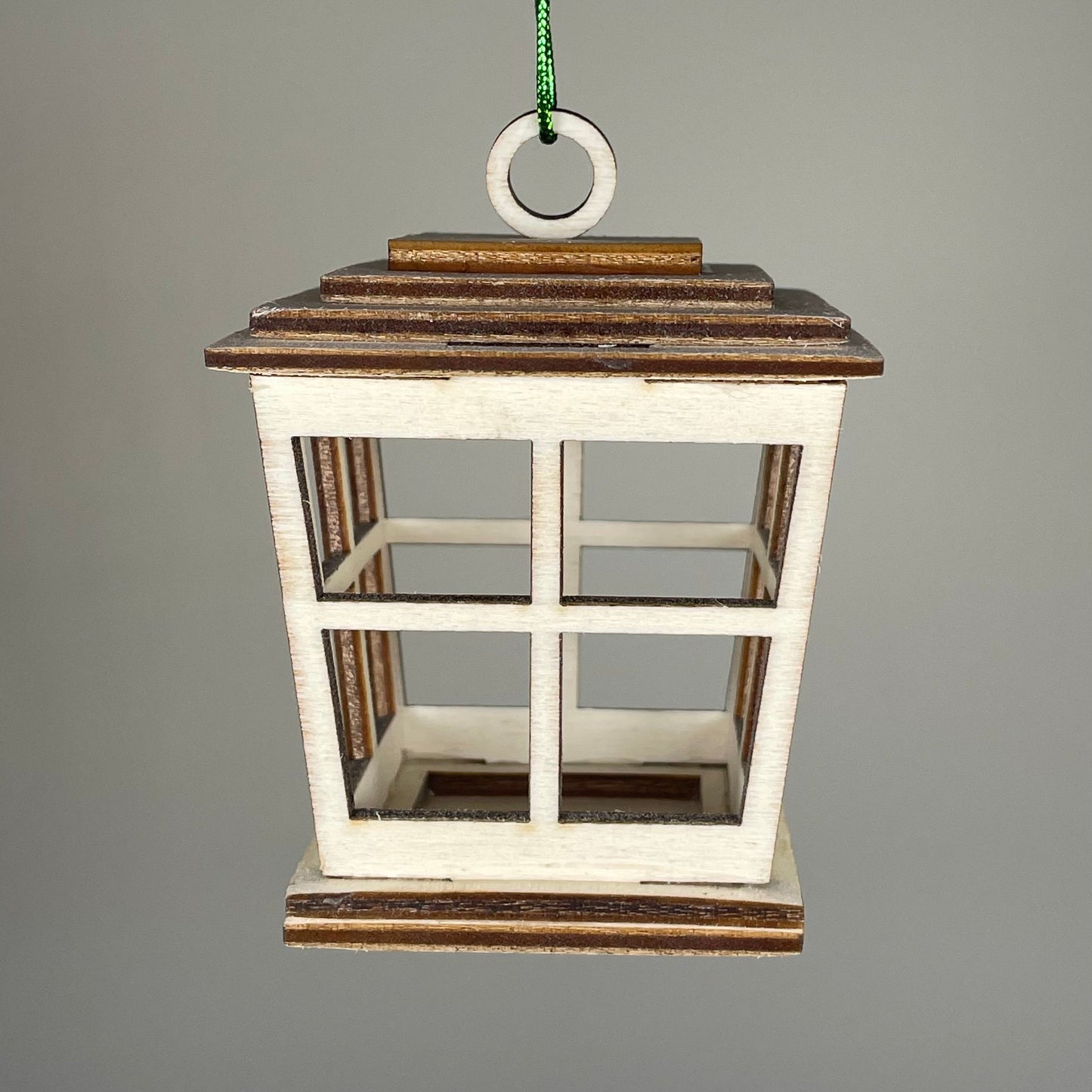 Victorian Christmas Lantern Bauble - Handmade Ornament by Curious Rabbit ®