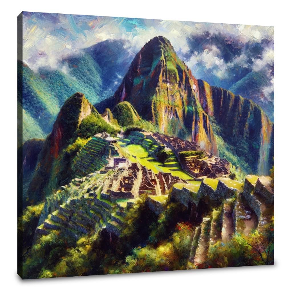 Huayna Picchu Vibrance Canvas