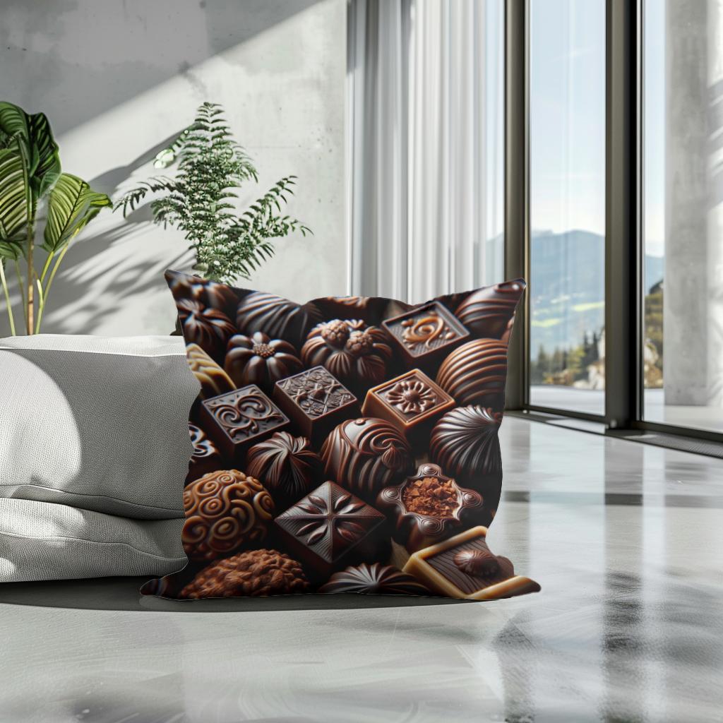 Chocolatier's Dream Cotton Cushion