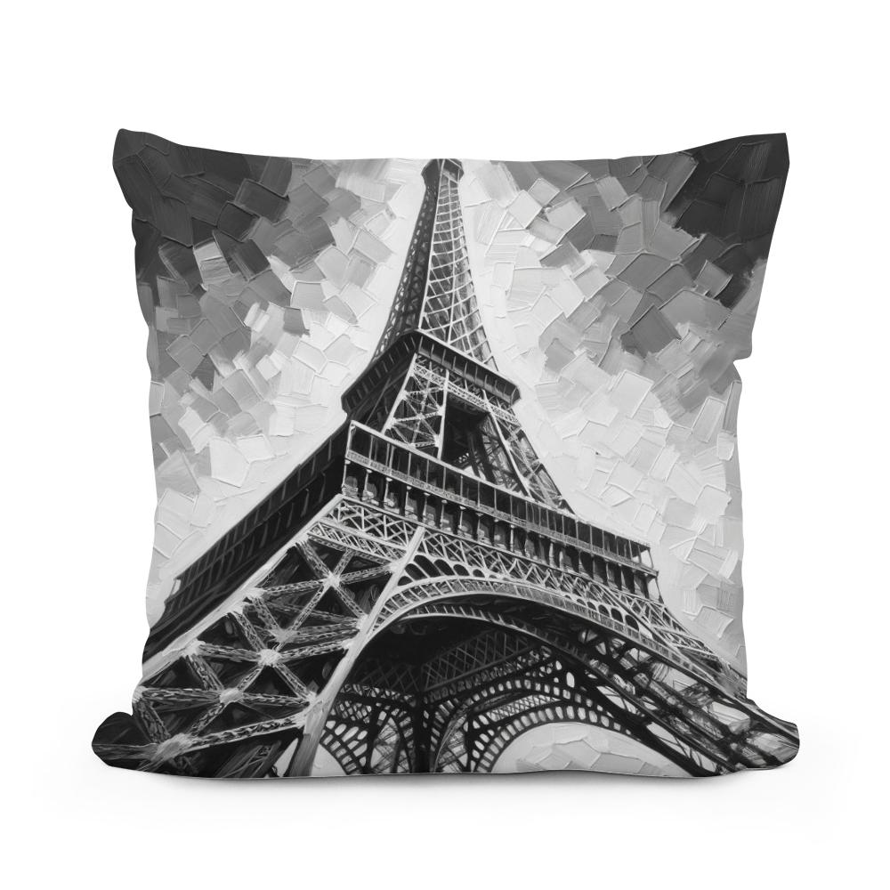 Mystique of Paris Eiffel Tower Cotton Cushion