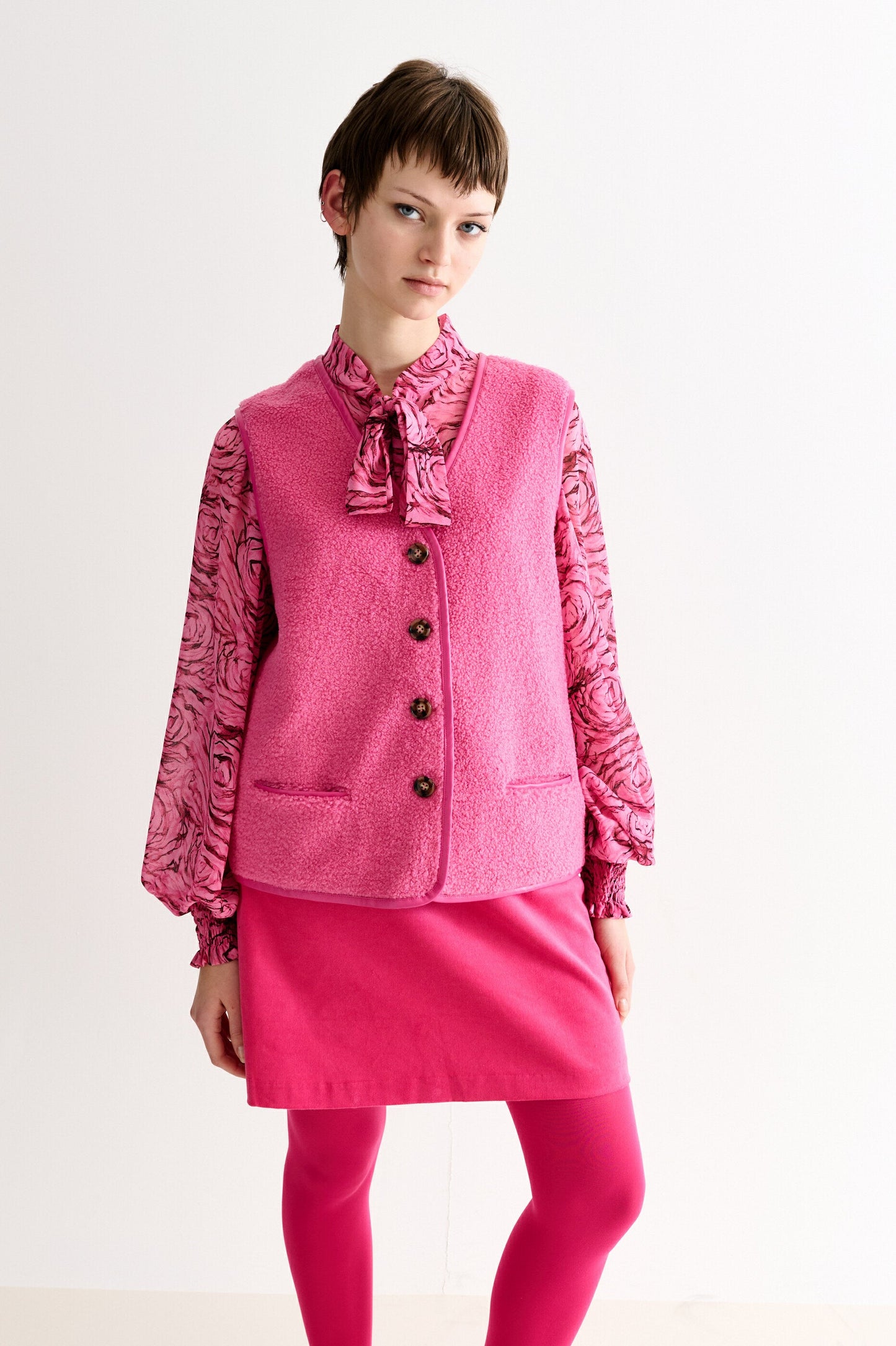 Chris Borg Waistcoat – Pink