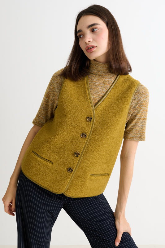 Chris Borg Waistcoat – Mustard