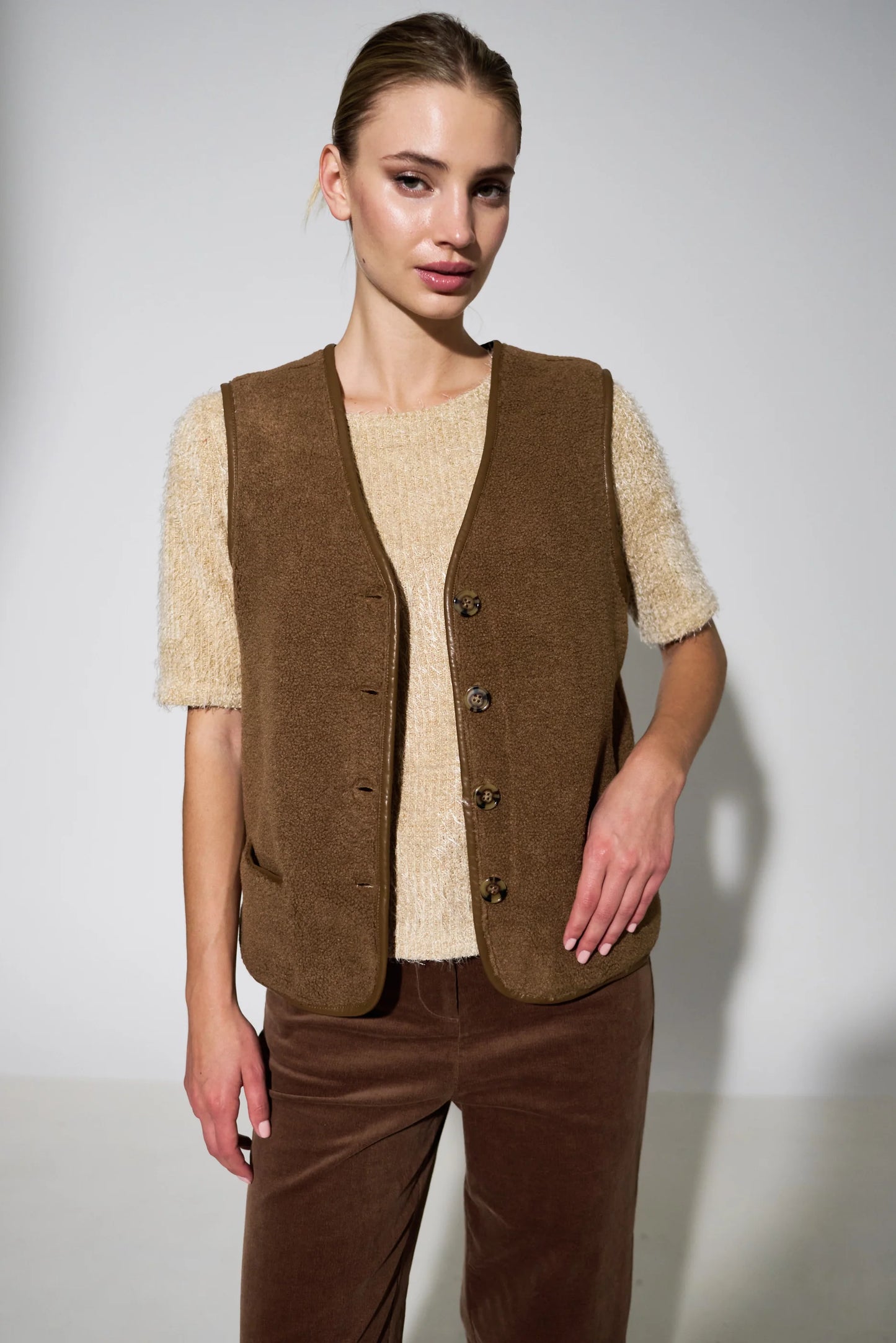 Chris Borg Waistcoat - Nutmeg