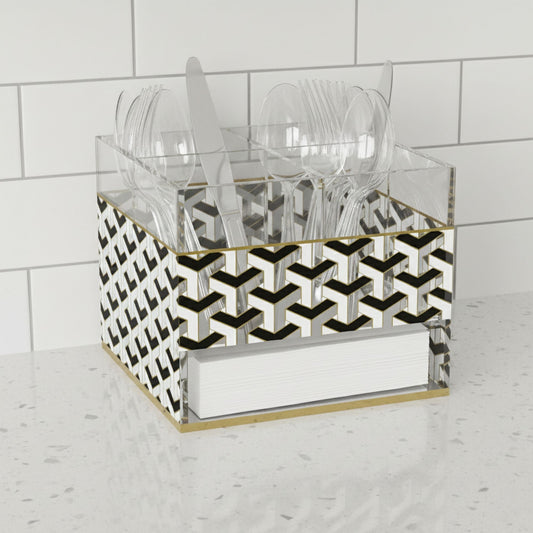 Urban Deco Swivel Cutlery Holder