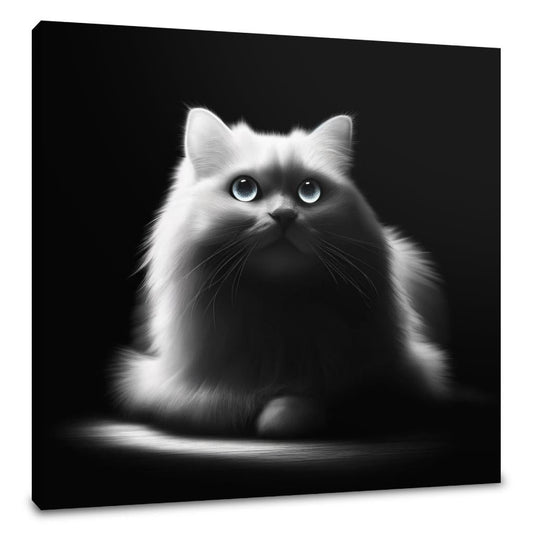 Luminous Whiskers Canvas