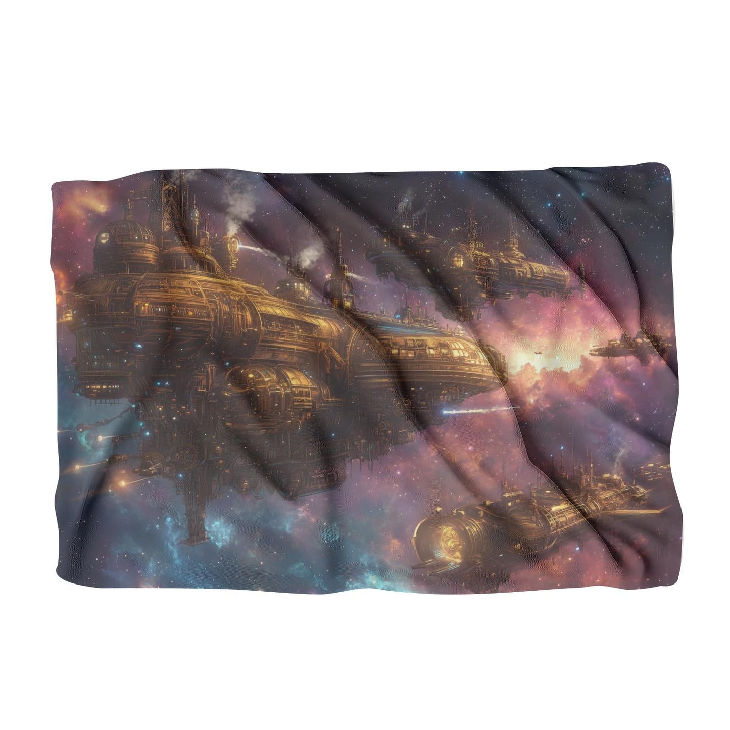 Steampunk Starship Blanket