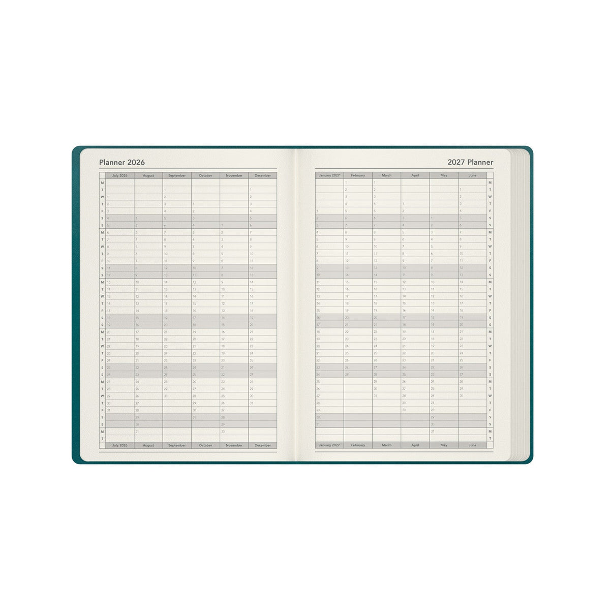 2026-2027 Mid Year Planner - 13 Month A5 Week-to-View Diary - Hard Cover - Collins Debden Legacy Range