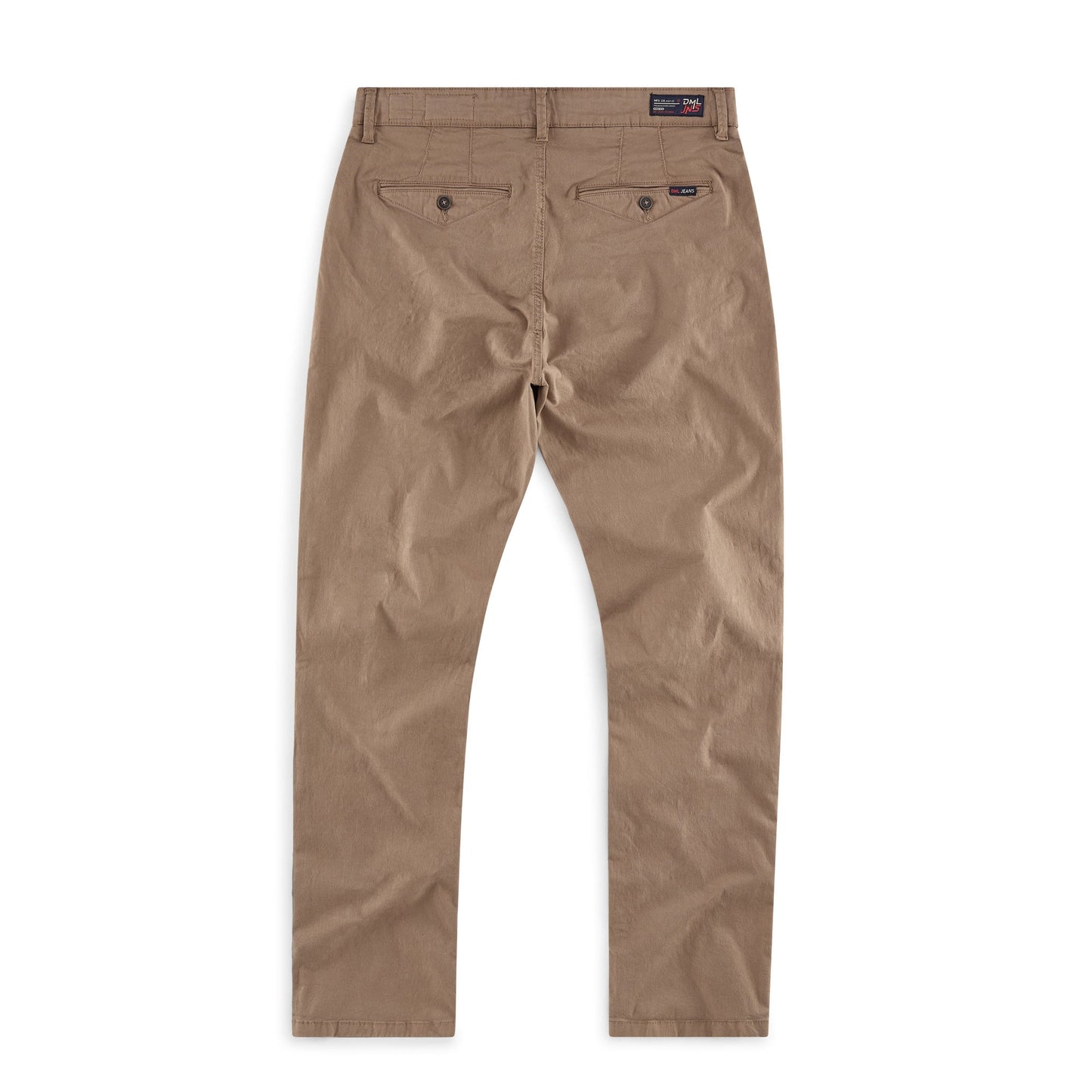 Cleveland slim fit mens chino in Mushroom