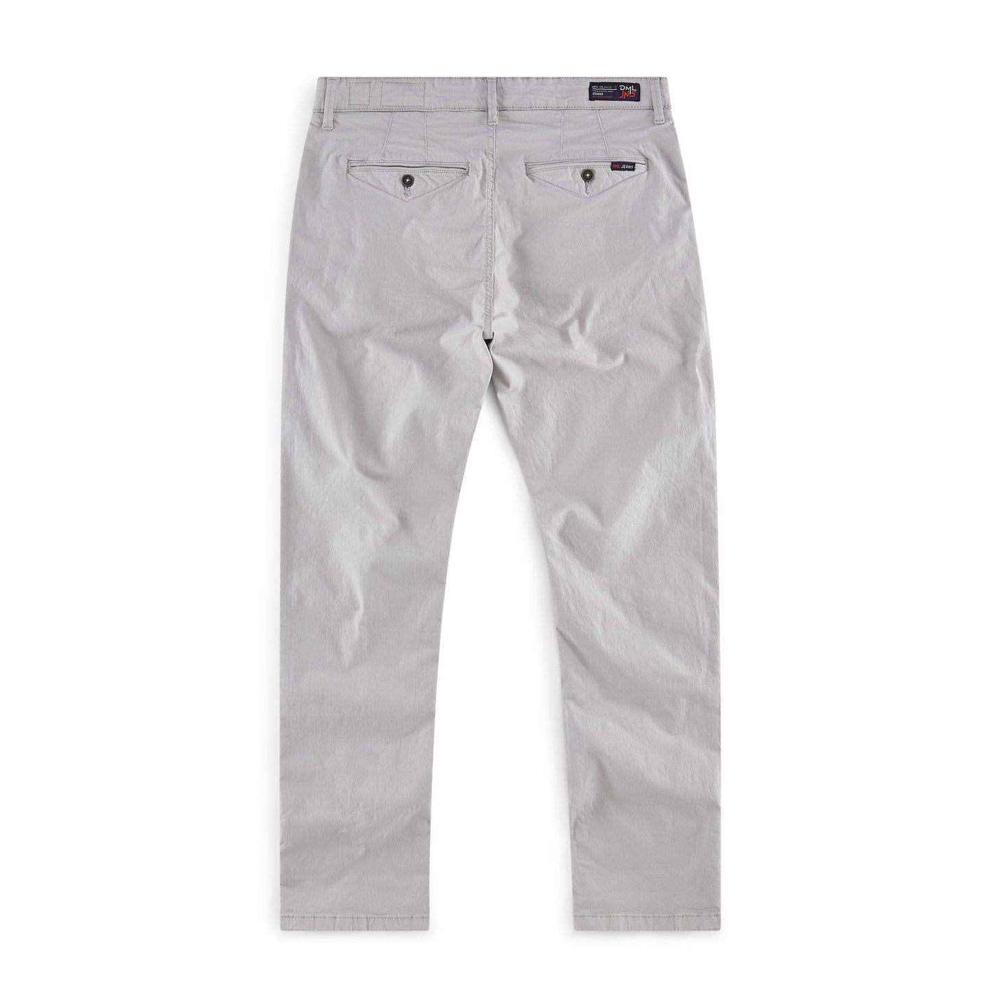 Cleveland slim fit mens chino in Silver