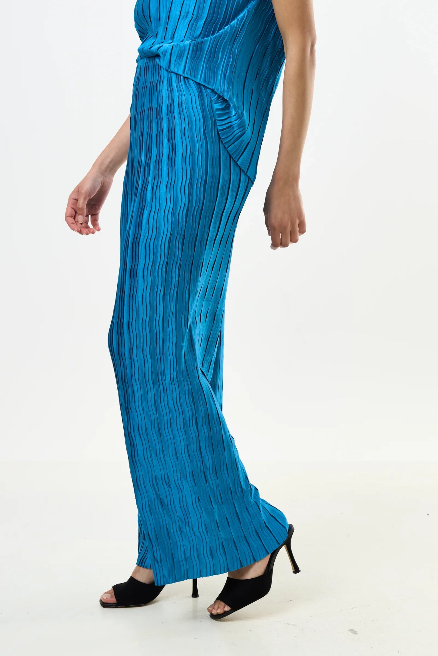 Clothide Pleat Surprise Trousers - Petrol