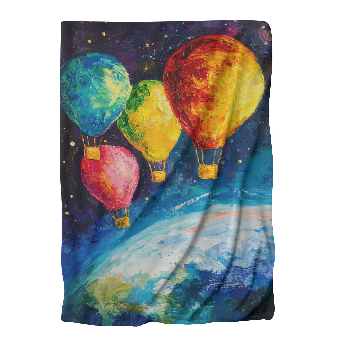Celestial Balloon Race Blanket