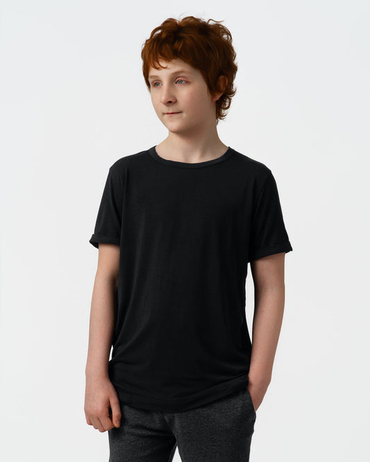 Kids Fidget-T – Short Sleeve- Black