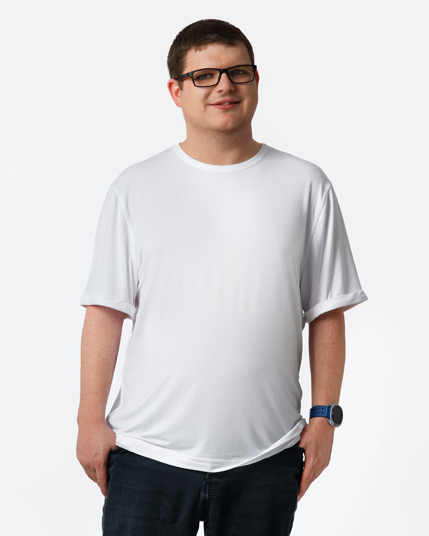 Adult Fidget-T Short Sleeve-White