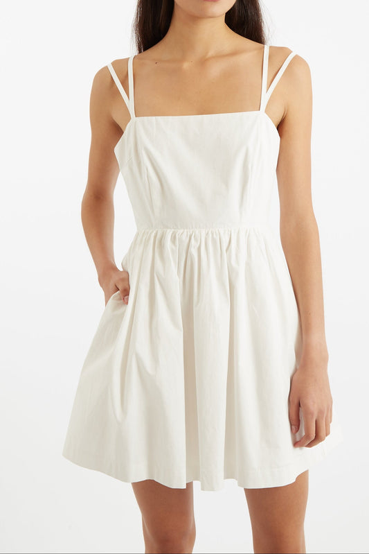 Coryn Poplin Strappy Mini Dress