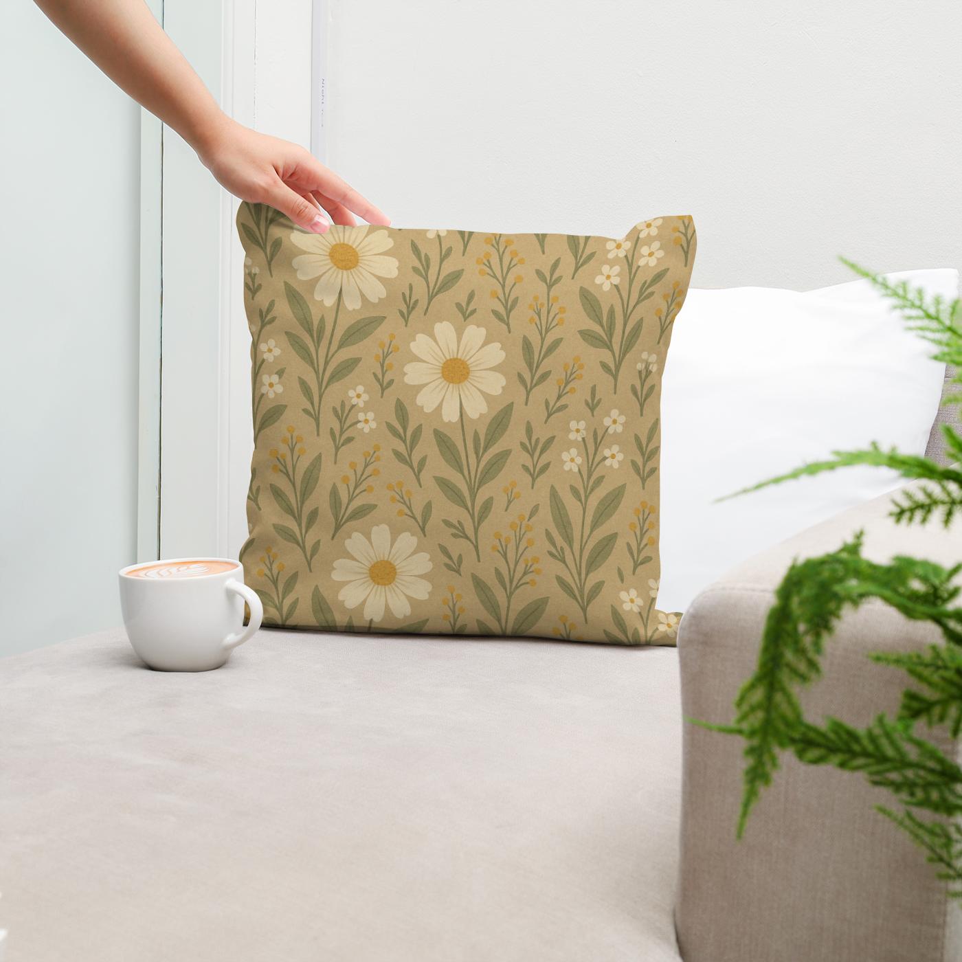 Meadow Whisper Cotton Cushion