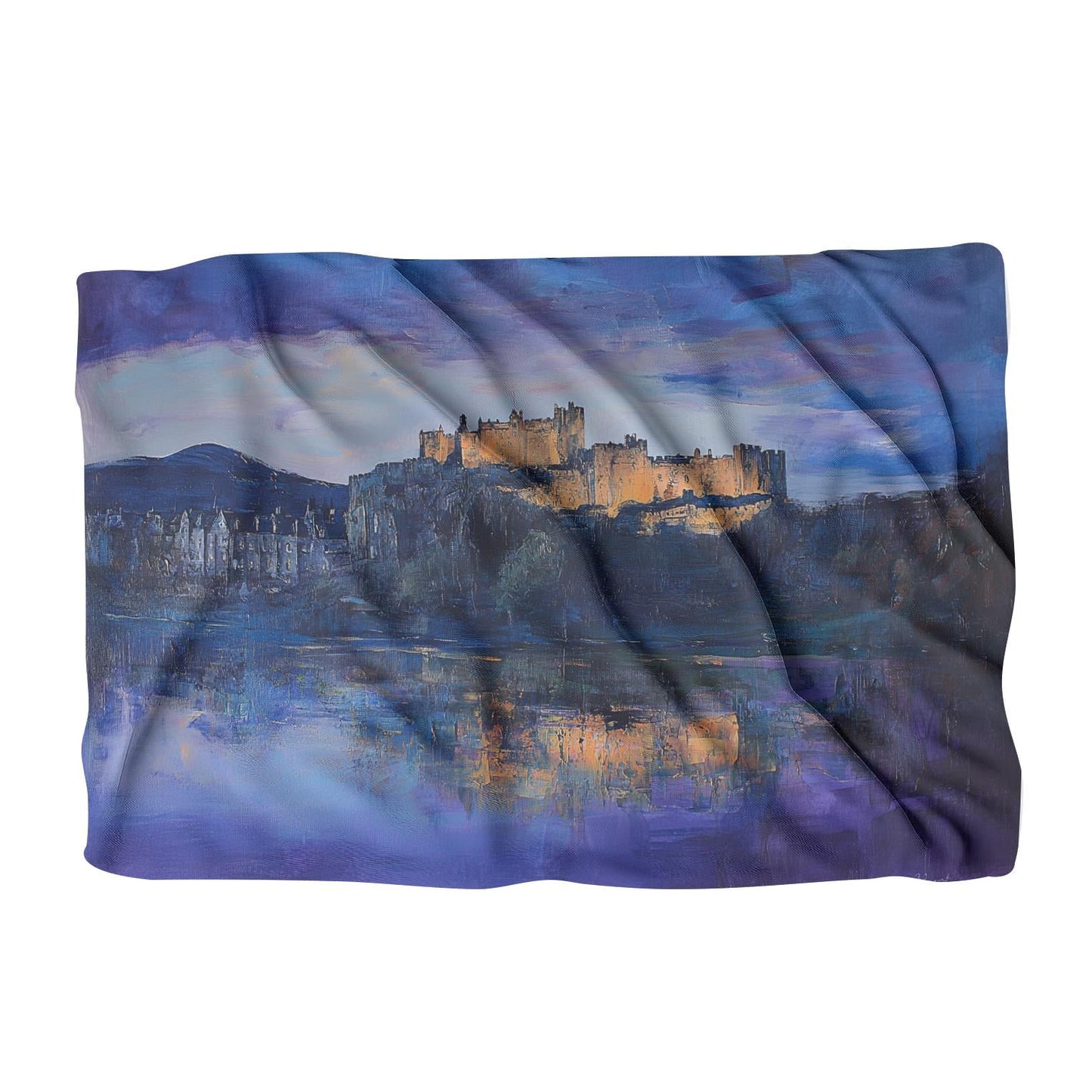 Stirling Castle Twilight Blanket
