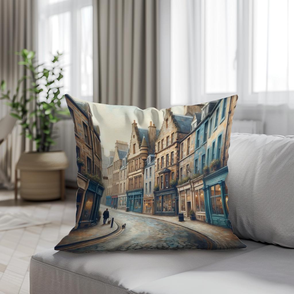 Morning Serenity in Dundee Cotton Cushion