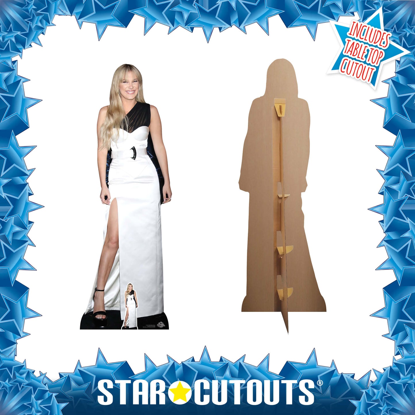 CS1001 Millie Bobby Brown Height 171cm Lifesize Cardboard Cut Out With Mini