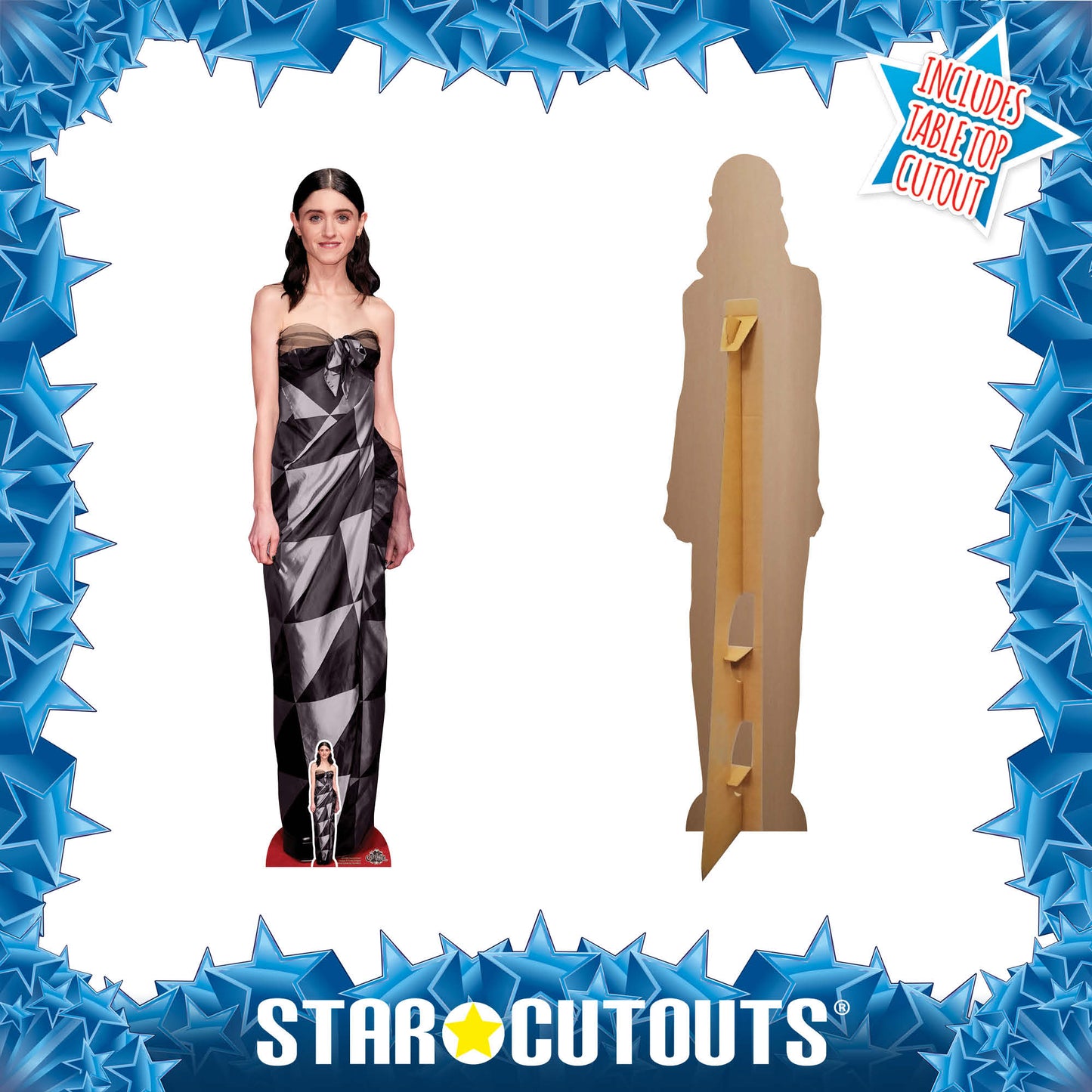 CS1002 Natalia Dyer Height 164cm Lifesize Cardboard Cut Out With Mini