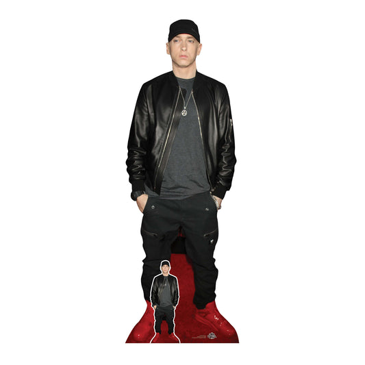 CS1035 Eminem Height 181cm Lifesize Cardboard Cutout With Mini