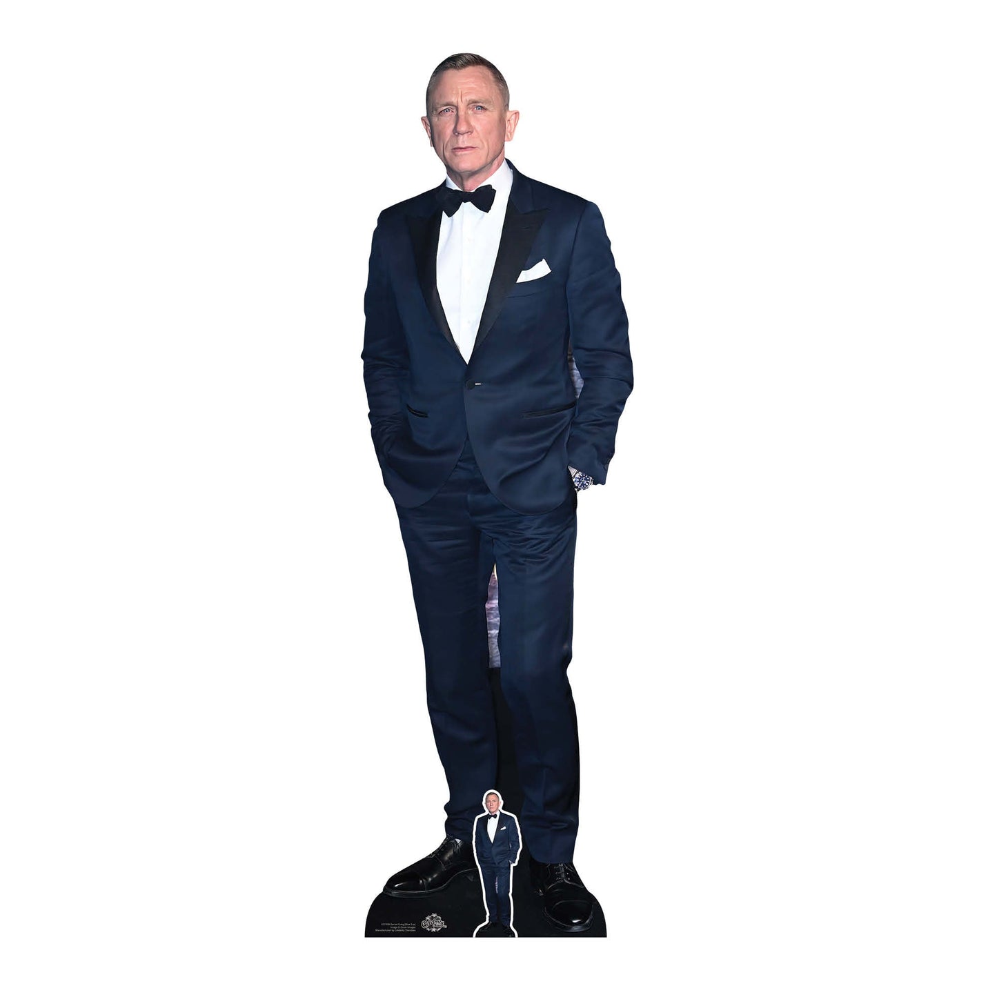 CS1050 Daniel Craig Black Suit Height 179cm Lifesize Cardboard Cutout With Mini