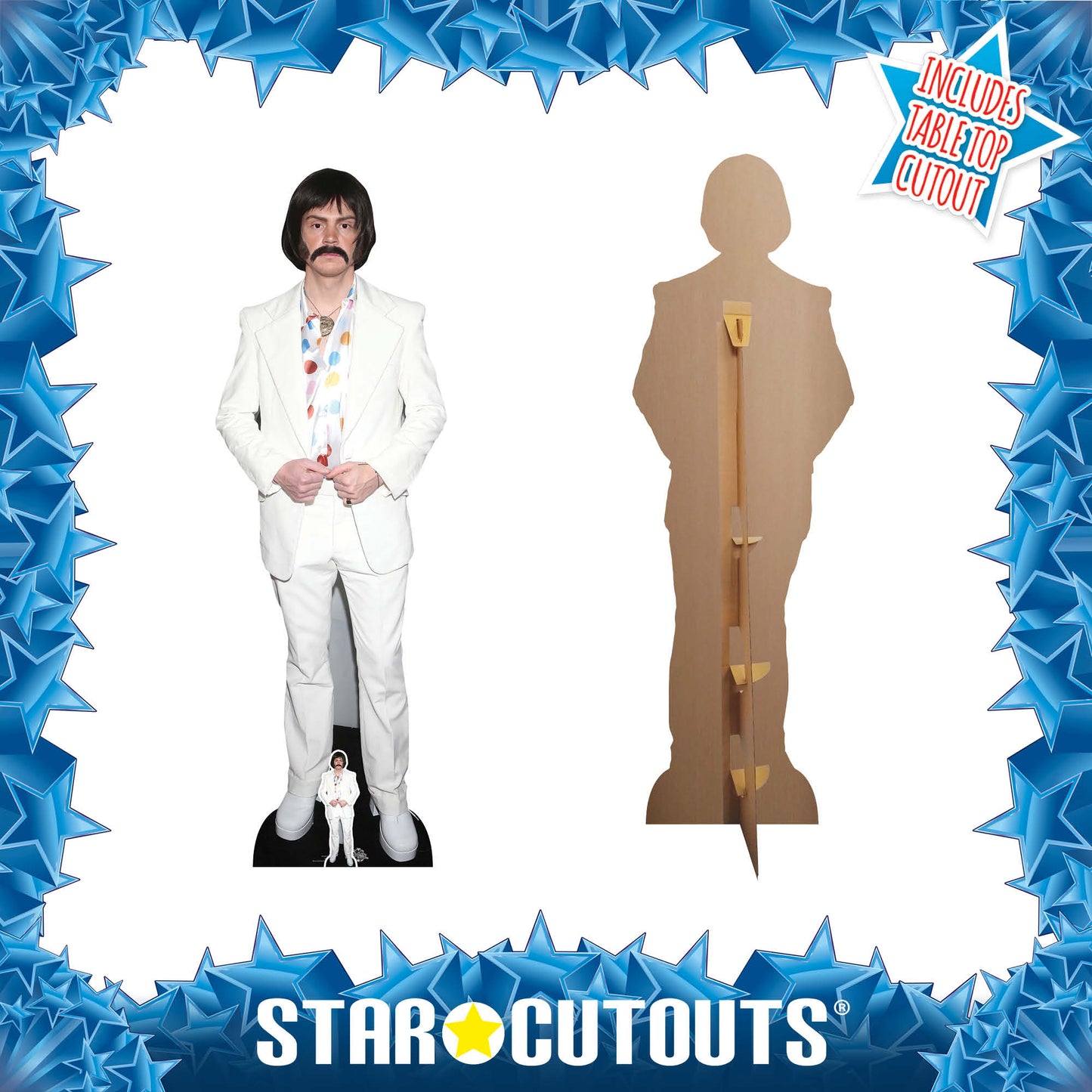 CS1076 Evan Peters Wig Height 181cm Lifesize Cardboard Cut Out With Mini