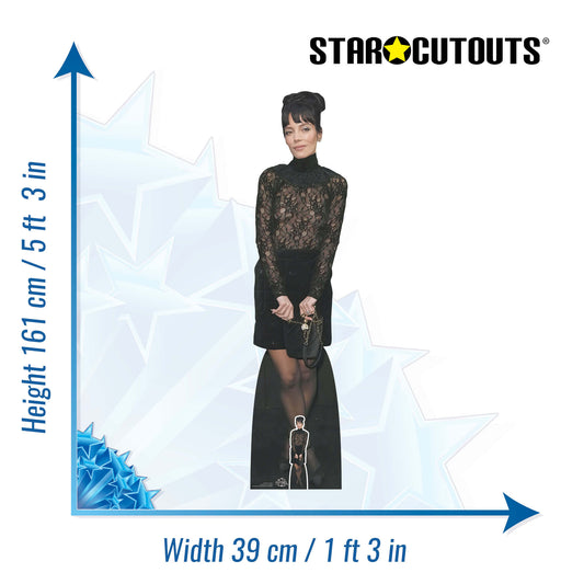 CS1087 Lily Allen Height 161cm Lifesize Cardboard Cut Out With Mini