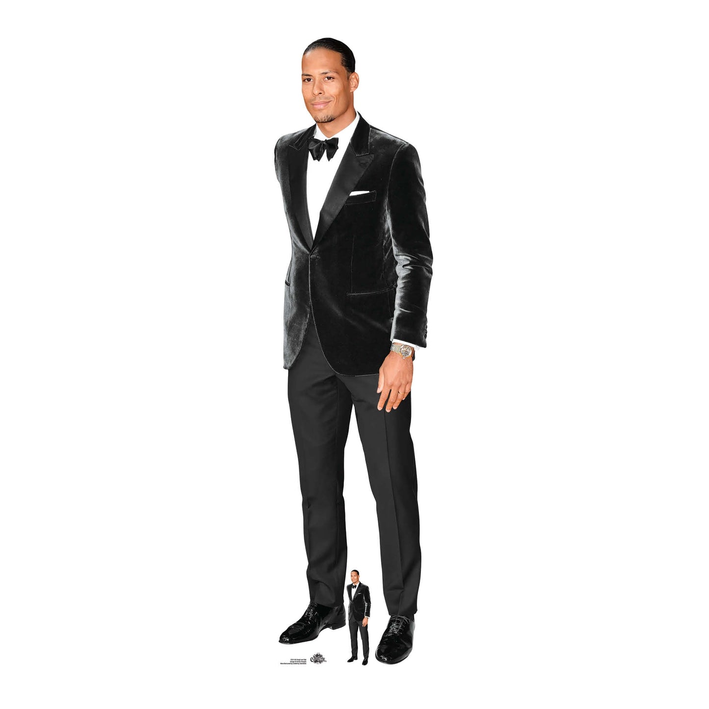 CS1139 Virgil van Dijk Height Footballer World Cup 2026 196cm Lifesize Cardboard Cut Out With Mini
