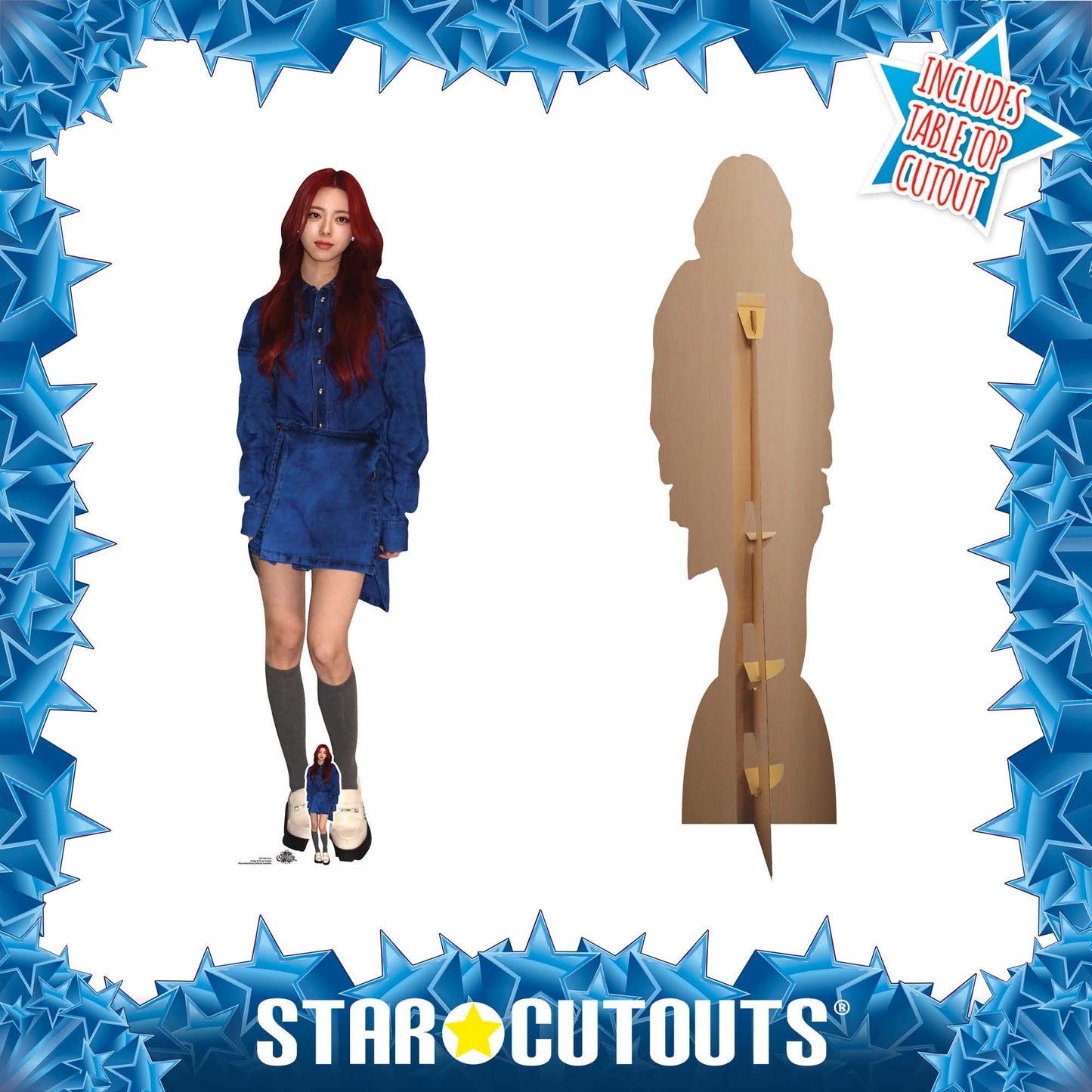 CS1148  Yuna Shin Yu-na Height 171cm Lifesize Cardboard Cut Out With Min