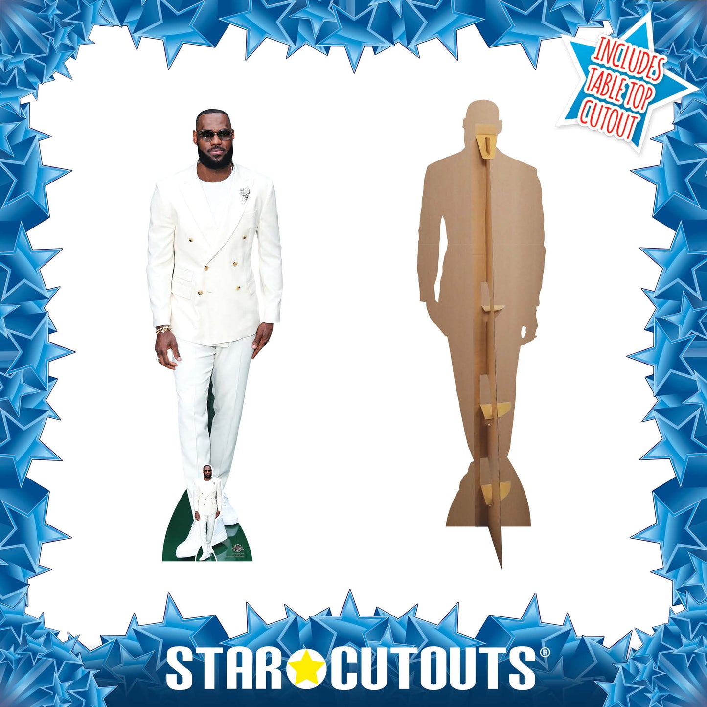 CS1151 LeBron James  Height 197cm Lifesize Cardboard Cut Out With Mini