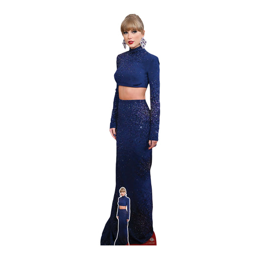 CS1166 Taylor  Crop Top Height 186cm Lifesize Cardboard Cutout With Mini