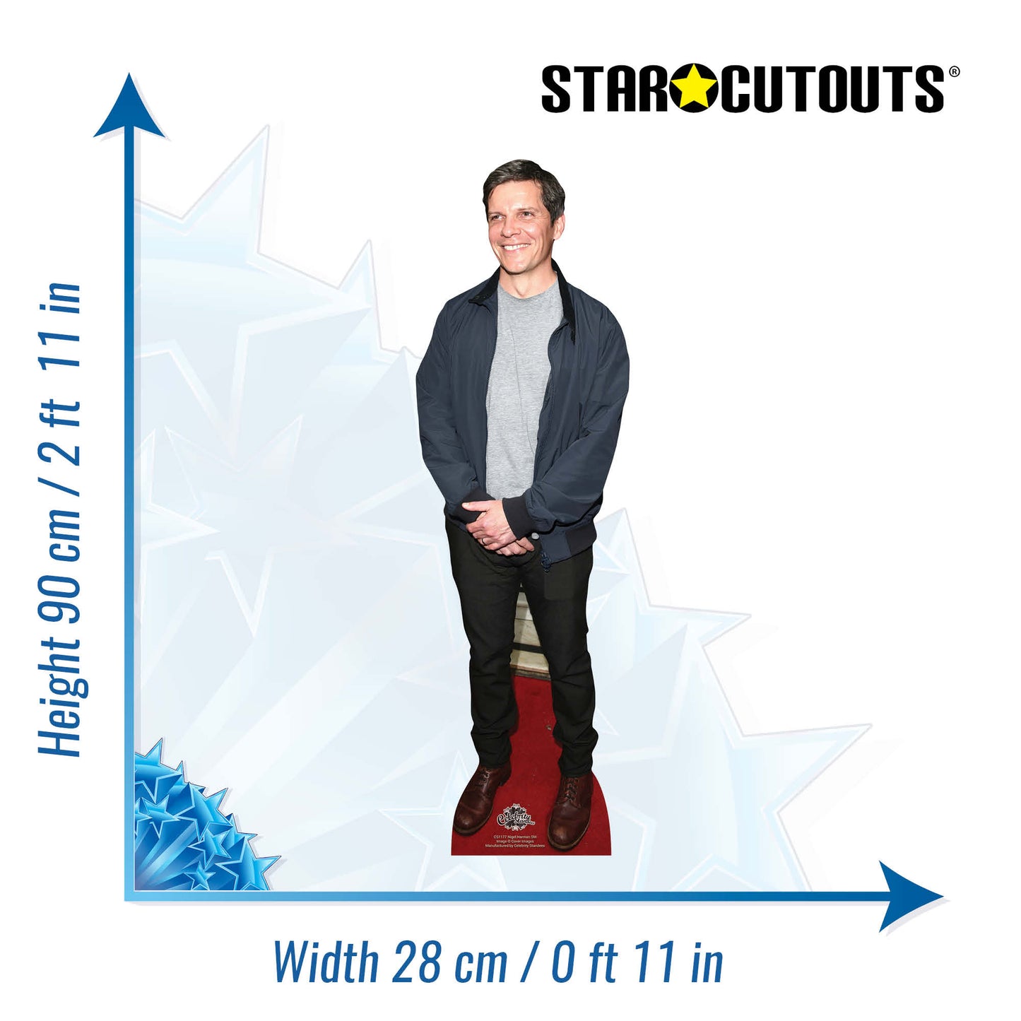 CS1177 Nigel Harman Star Mini Height 90cm Cardboard Cutout