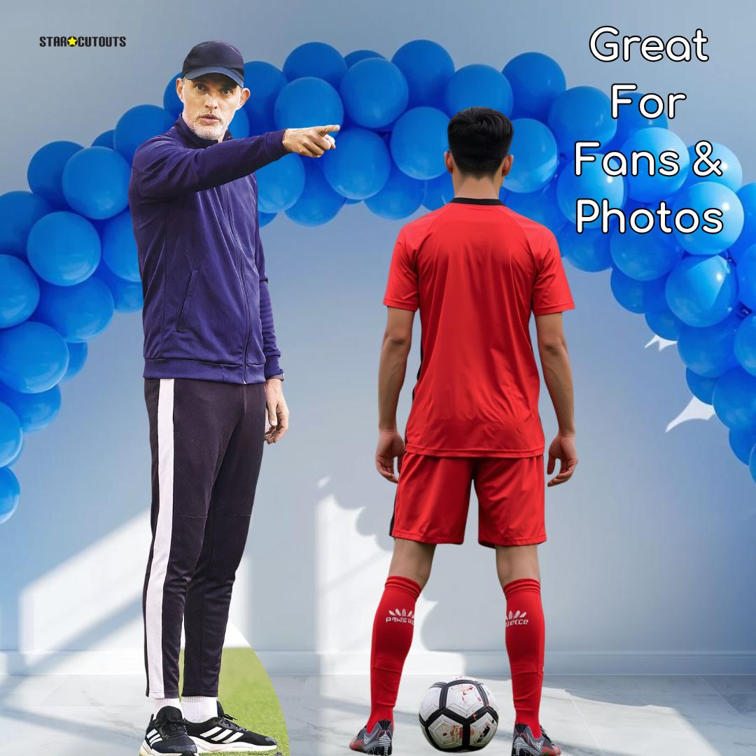 CS1284 Thomas Tuchel World Cup 2026 England Football Manager Cardboard Cutout Height 191cm