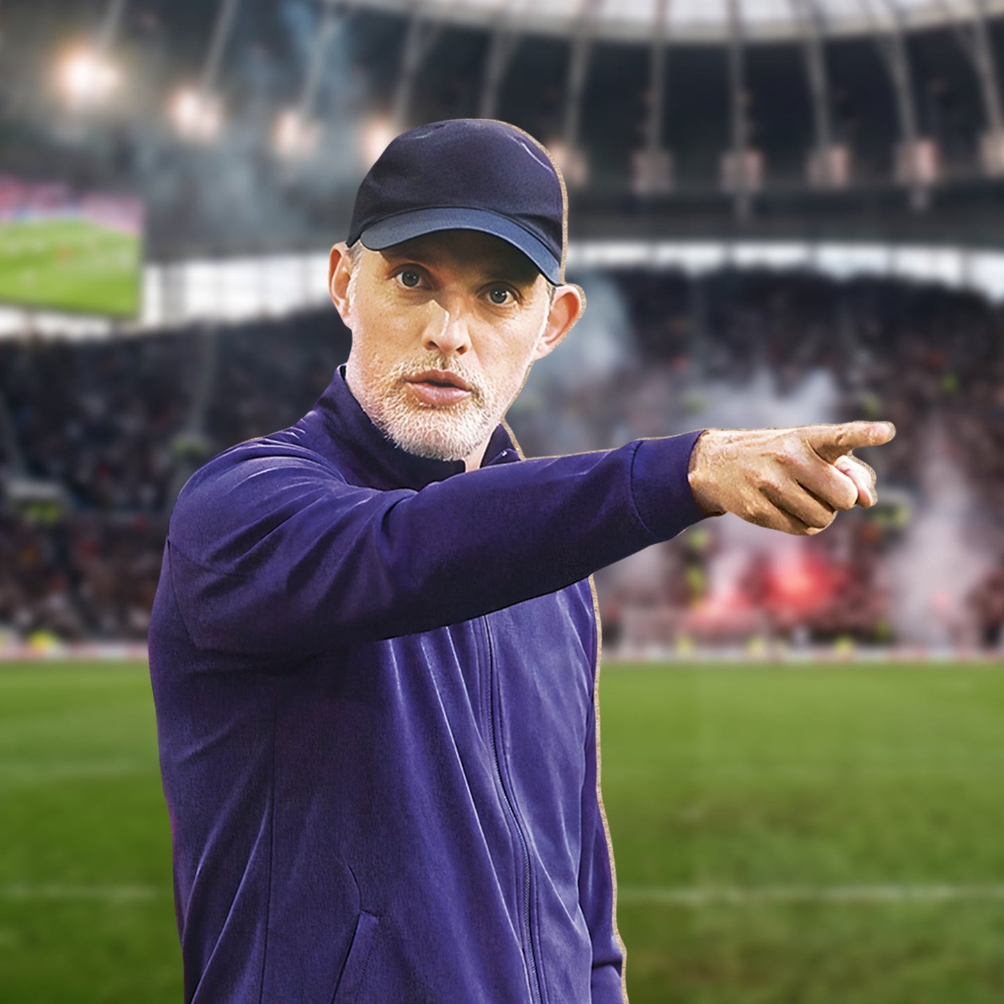 CS1284 Thomas Tuchel World Cup 2026 England Football Manager Cardboard Cutout Height 191cm