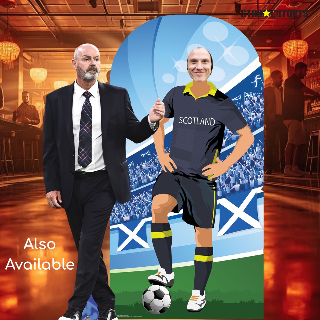 CS1285 Steve Clarke World Cup 2026  Scotland Football Manager Cardboard Cutout Height 179cm